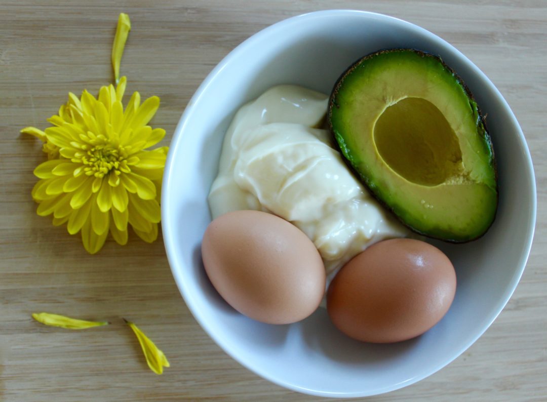 Egg Avocado Mayo Hair Mask